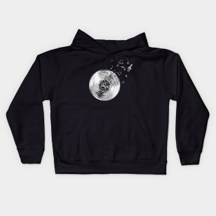 Vintage music audio tape Kids Hoodie